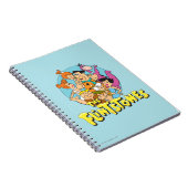 Die Flintstones und Rubbelfamilie Grafik Notizblock (Rechte Seite)