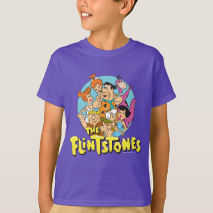 Die Flintstones und Rubbelfamilie Grafik T-Shirt