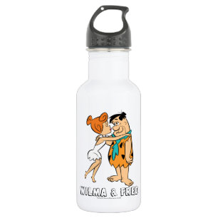 Die Flintstones   Wilma, der Fred küsst Edelstahlflasche