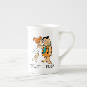 Die Flintstones   Wilma, der Fred küsst Porzellantasse