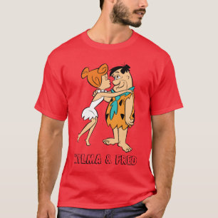 Die Flintstones Wilma, der Fred küsst T-Shirt