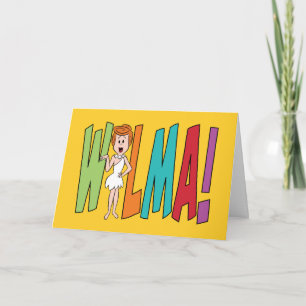 Die Flintstones   WILMA! Karte