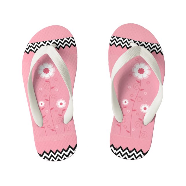 Die Flip-Flops der Kinderausdrucksammlung Kinderbadesandalen (Fußbett)