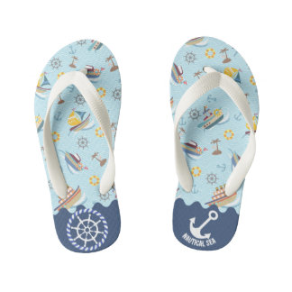 Die Flip Flops des Nautic Sea Blue Kids Kinderbadesandalen