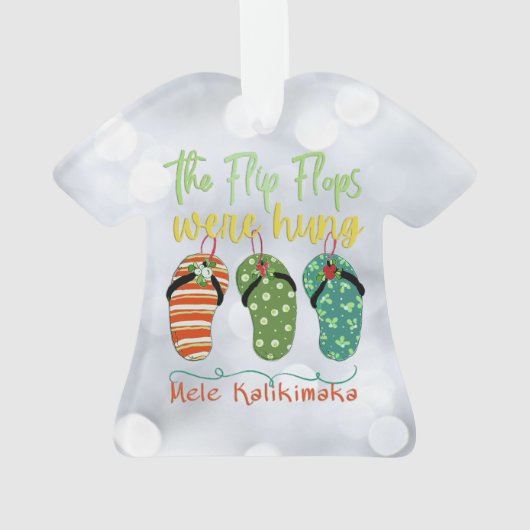 Die Flip Flops waren Hung Ornament (Rückseite)