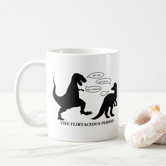 Die Flirtaceous Kaffeetasse (Mit Donut)