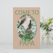 Die Flock halten: Kindererziehung erziehen Briefpapier (Stehend Vorderseite)