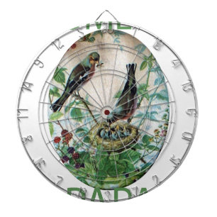 Die Flock halten: Kindererziehung erziehen Dartscheibe