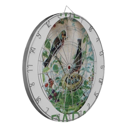 Die Flock halten: Kindererziehung erziehen Dartscheibe (Vorderseite Links)