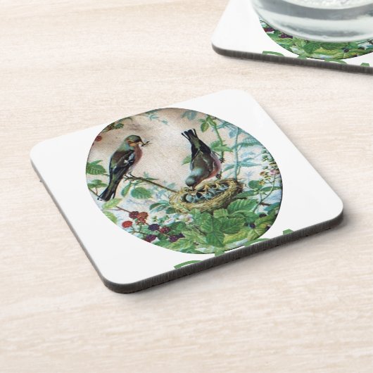 Die Flock halten: Kindererziehung erziehen Getränkeuntersetzer (Linke Seite)