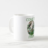 Die Flock halten: Kindererziehung erziehen Kaffeetasse (Vorderseite Links)