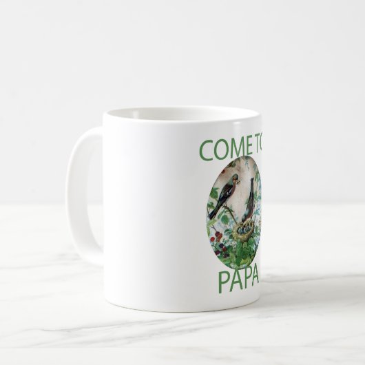 Die Flock halten: Kindererziehung erziehen Kaffeetasse (Vorderseite Links)