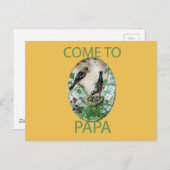 Die Flock halten: Kindererziehung erziehen Postkarte (Vorne/Hinten)