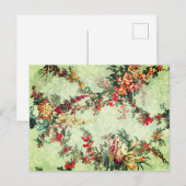 Die floralen Industriekunst des 19. Jahrhunderts Postkarte (Vorne/Hinten)