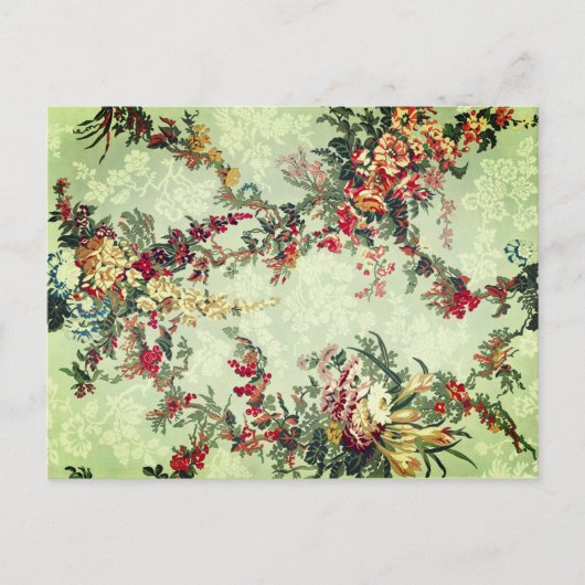 Die floralen Industriekunst des 19. Jahrhunderts Postkarte (Vorderseite)