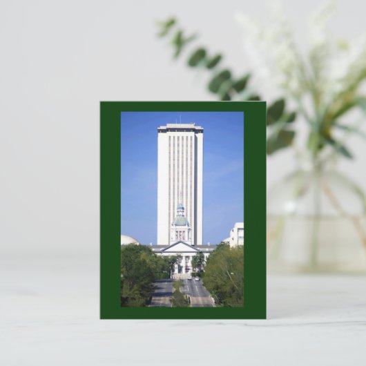 Die Florida Staat Hauptstadt in Tallahassee, Flori Postkarte (Stehend Vorderseite)