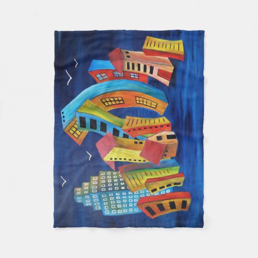 Die florierende Stadt Fleecedecke (Vorderseite)