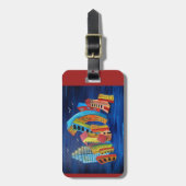 Die florierende Stadt Gepäckanhänger (Vorderseite vertikal)