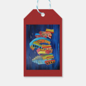 Die florierende Stadt Geschenkanhänger (Rückseite)