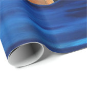 Die florierende Stadt Geschenkpapier (Rolleneckpunkt)