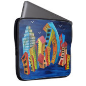 Die florierende Stadt Laptopschutzhülle (Vorne Rechts)