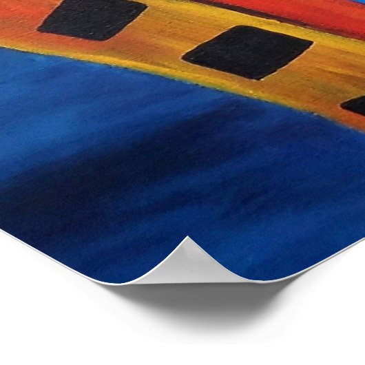 Die florierende Stadt Poster (Ecke)