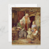 Die Flöten Postkarte (Vorne/Hinten)