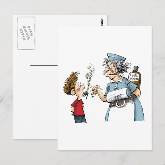 Die Fluchkur! Postkarte (Vorne/Hinten)