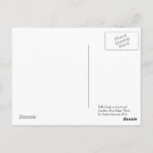 Die Flucht aus dem Wald Postkarte (Rückseite)