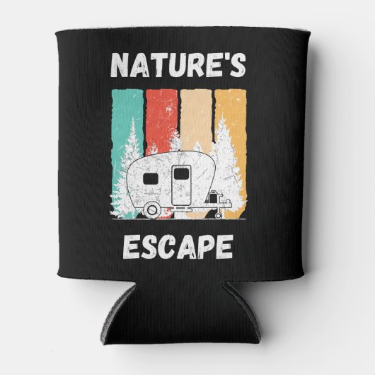 Die Flucht der Natur - Campers Life Dosenkühler (Vorderseite)