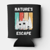 Die Flucht der Natur - Campers Life Dosenkühler (Rückseite)