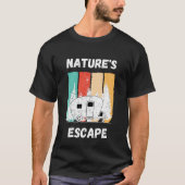Die Flucht der Natur - Campers Life T-Shirt (Vorderseite)