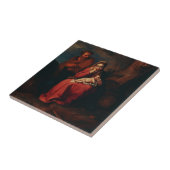Die Flucht nach Ägypten von Abraham Bloemaert  Fliese (Seite)