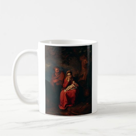 Die Flucht nach Ägypten von Abraham Bloemaert Kaffeetasse (Links)