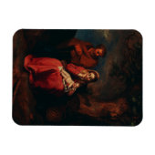 Die Flucht nach Ägypten von Abraham Bloemaert Magnet (Horizontal)