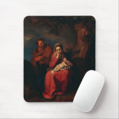 Die Flucht nach Ägypten von Abraham Bloemaert  Mousepad (Mit Mouse)