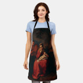 Die Flucht nach Ägypten von Abraham Bloemaert Schürze (Getragen)