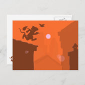 Die Flucht Postkarte (Vorne/Hinten)