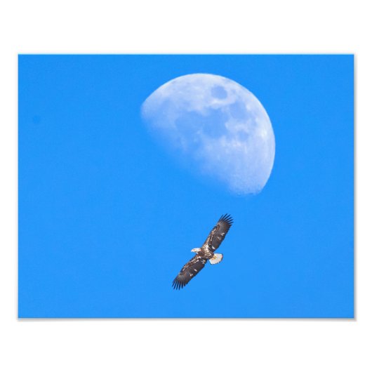 Die Flucht über den Mond Fotodruck (Vorne)