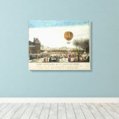 Die Flucht von Jacques Charles und Nicholas Robert Leinwanddruck (Insitu (Holzboden))