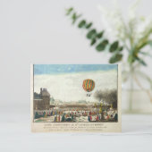 Die Flucht von Jacques Charles und Nicholas Robert Postkarte (Stehend Vorderseite)