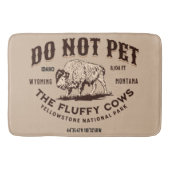 Die Fluffy Kühe Yellowstone Bison Funny nicht best Badematte (Vorderseite)
