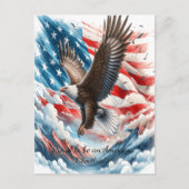 Die Flügel der Brave Feiertagspostkarte (Vorderseite)