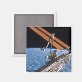 Die Flügel der Canadarm2- und Solarpaneele Magnet (Vorderseite/Rückseite)
