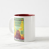 Die Flügel der Chicagoer Messe Zweifarbige Tasse (Vorderseite Links)