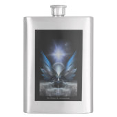 Die Flügel der klassischen Anthropolis-Flasche Flachmann (Vorderseite)