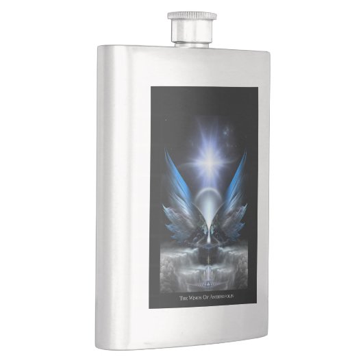 Die Flügel der klassischen Anthropolis-Flasche Flachmann (Rechts)