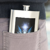 Die Flügel der klassischen Anthropolis-Flasche Flachmann (Beispiel)