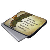 Die Flügel des Morgens Inspiration Laptopschutzhülle (Vorne Knopf)