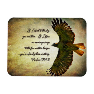 Die Flügel des Morgens Inspiration Magnet